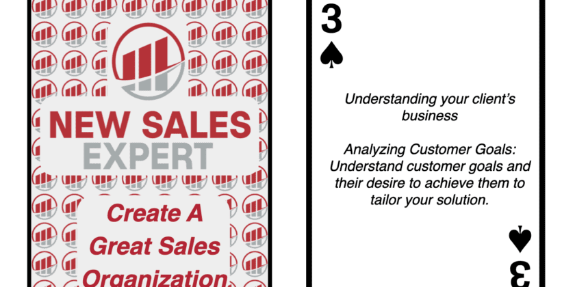 Three of Spades: Understanding your client’s business: Analyzing Customer Goals: Understand customer goals and their desire to achieve them to tailor your solution