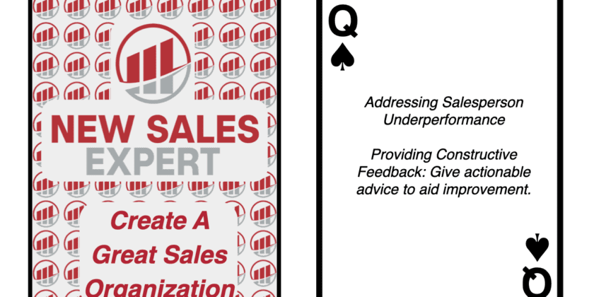 Queen of Spades: Providing Constructive Feedback: Give Actionable Advice to Aid Improvement