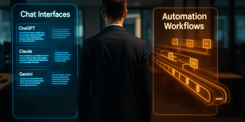 Sales Management with AI: Chat Interfaces vs. Automation Workflows